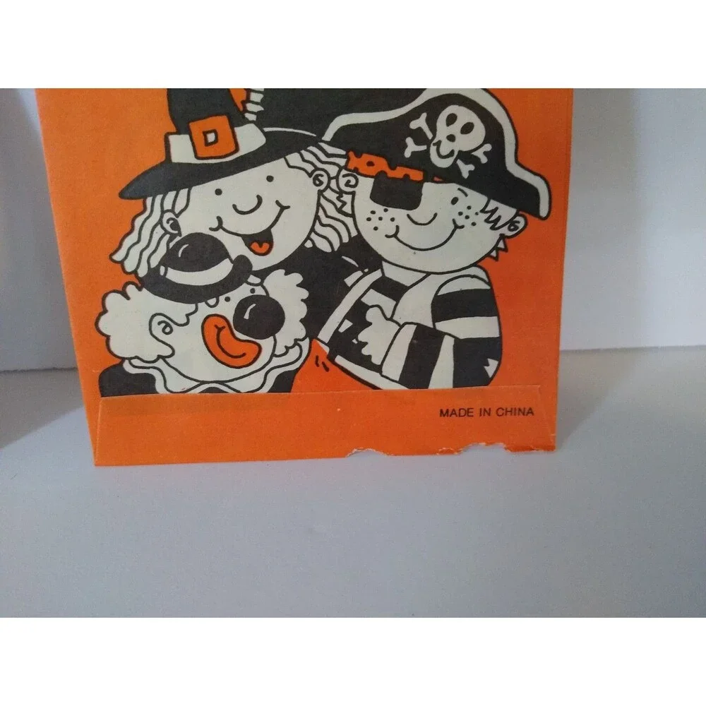 Halloween Candy Trick Or Treat Bags Haunted House Bats Witches Cauldron Cats (4)